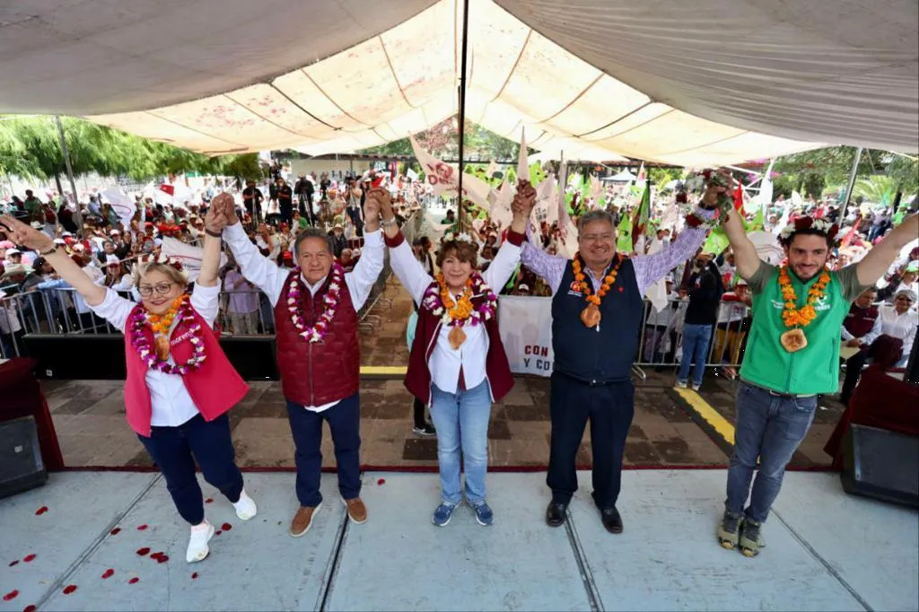 “Cuidemos las casillas y ganemos la batalla”: Delfina Gómez