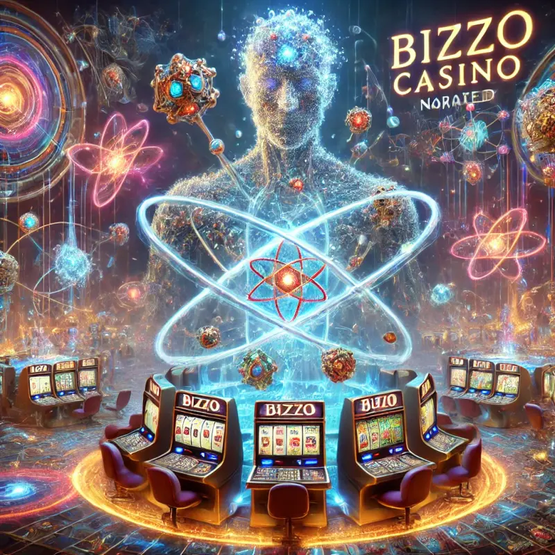 The intricate quantum design of Bizzo Casino's game matrix.