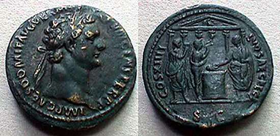 Antoniniano de Otacilia Severa. SAECVLARES AVGG. Hipopótamo. RIC-0623-Domitian