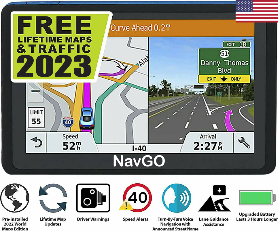 Car Truck GPS Navigation 7 Inch Touch Garmin Maps Spoken Direction NavGO – ASA College: Florida