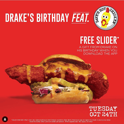 Score a FREE Dave’s Hot Chicken Slider on October 24th – Don’t Miss Out! Score a FREE Dave’s Hot Chicken Slider on October 24th – Don’t Miss Out!
