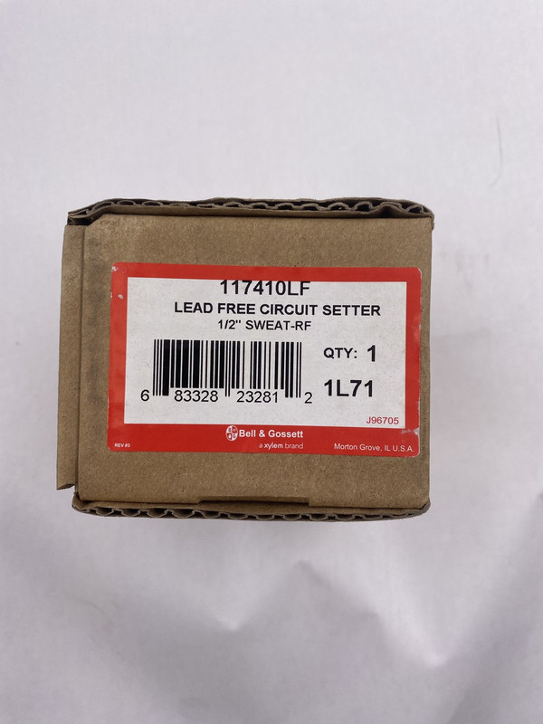 BELL & GOSSETT 1L71 117410LF 1/2" SWEAT-RF LEAD FREE CIRCUIT SETTER