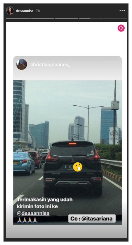 Instagram Story @deaaannisa