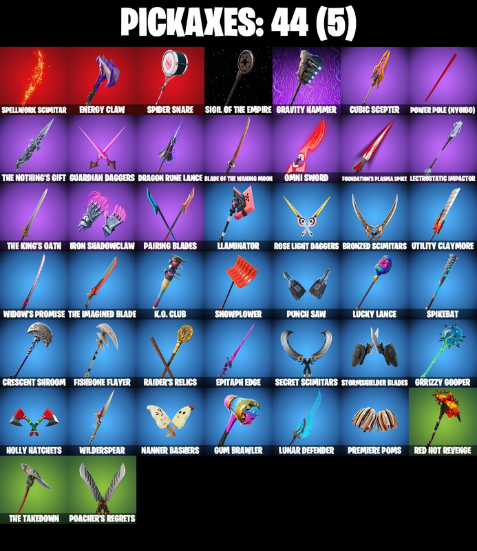 pickaxes comp