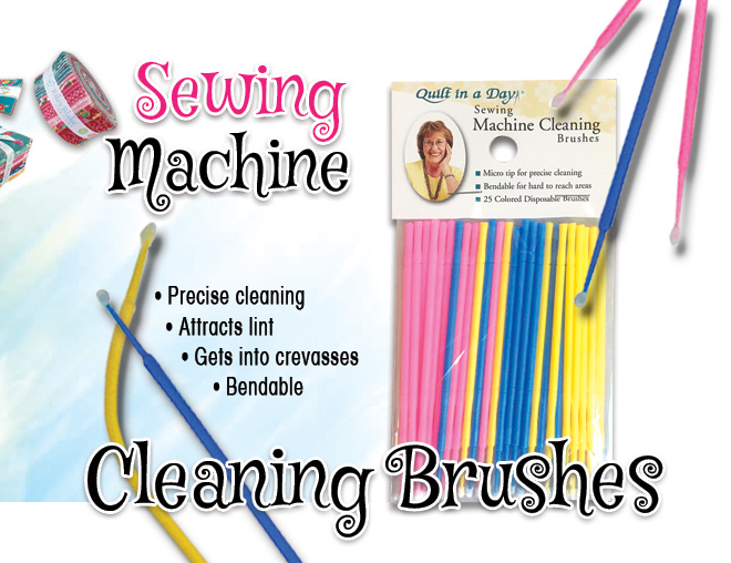 Sewing Machine Cleaning Brushes - 25 qty - 735272049654 Quilting Notions