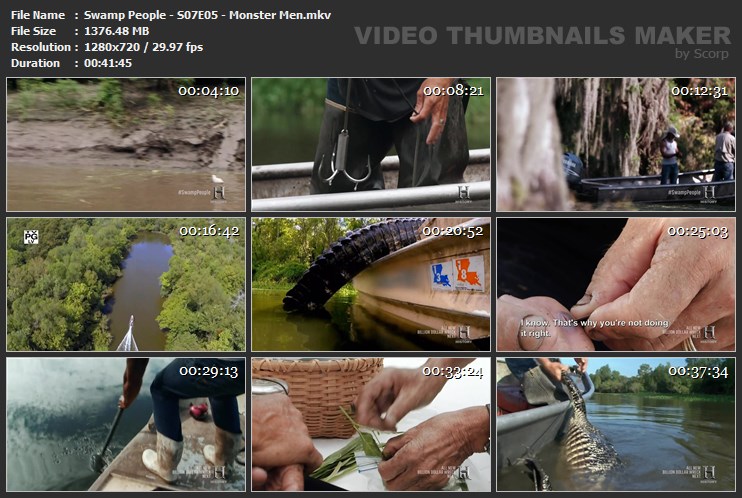 Swamp People - S07E05 - Monster Men.mkv