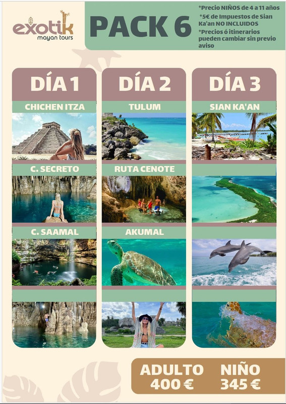 Ofertas Excursiones en la Riviera Maya - Exotik Mayan Tours - Foro Guías y Excursiones