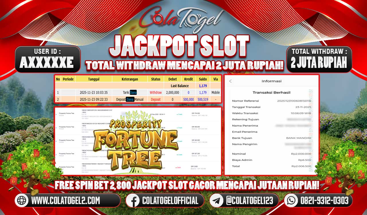 JACKPOT SLOT GACOR!!