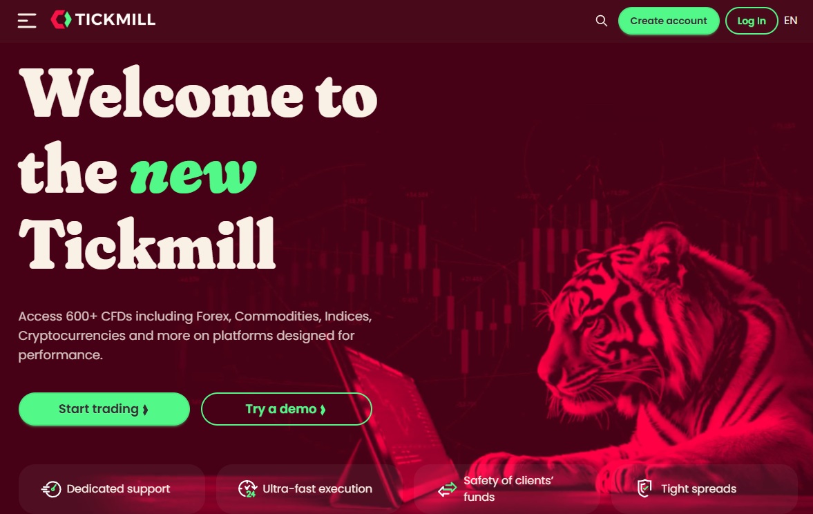 Tickmill regulated broker South Africa forex and CFD trading platform.