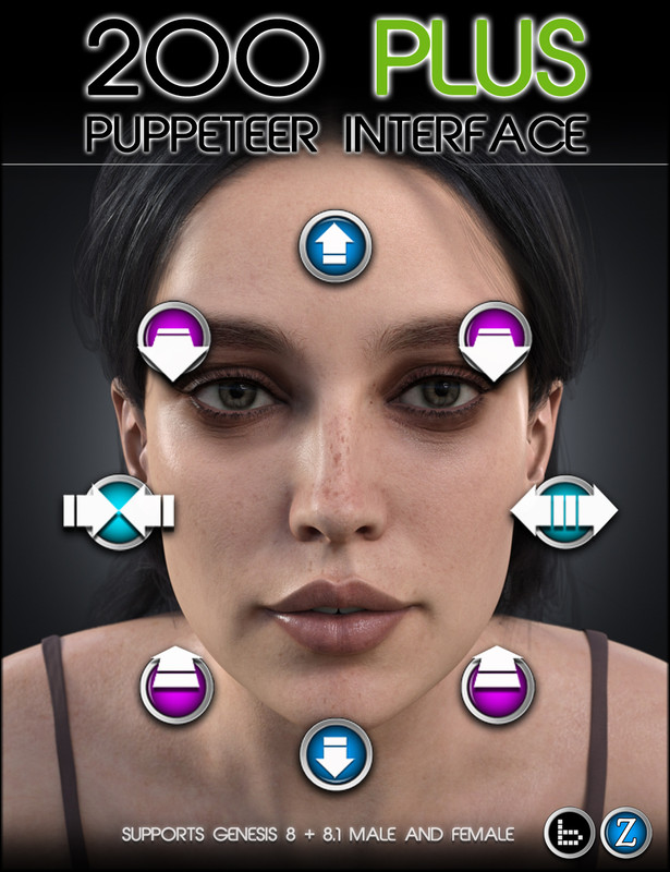 200 Plus Puppeteer Interface for Genesis 8 and 8.1