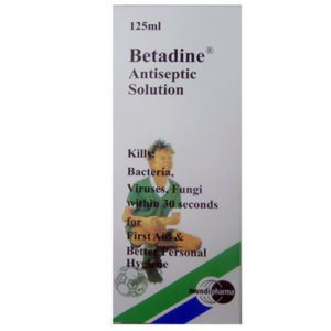 Betadine Antiseptic Sol. 125ml