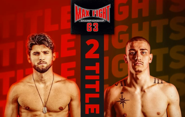 MAX FIGHT 63 на 29-ти ноември с две шампионски битки