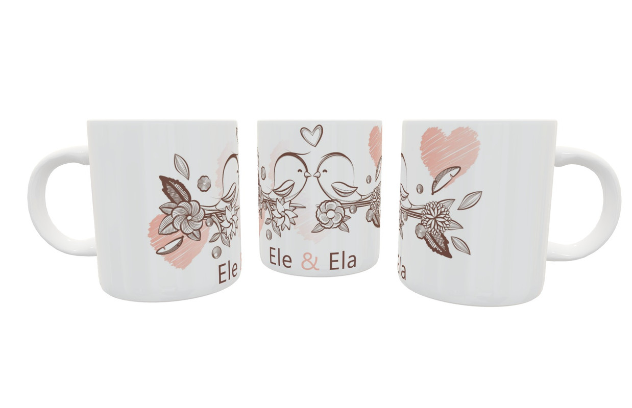 Caneca Personalizada Casamento Modelo 07