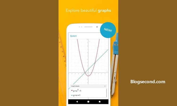 Gambaran dari aplikasi Photomath Kalkulator Pintar di Android