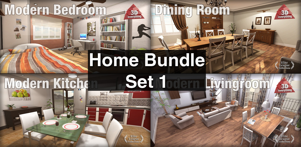 iClone Pack: Home Bundle Set #1