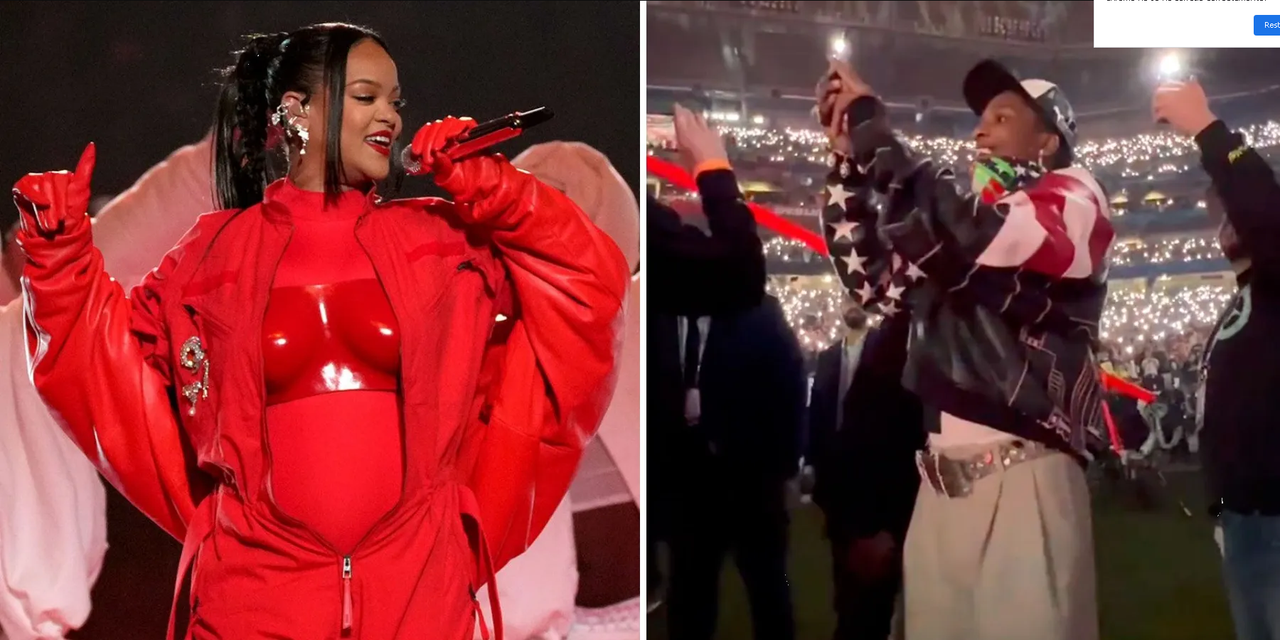 VIDEO| Esta fue la increíble reacción de A$AP Rocky durante el show de Rihanna