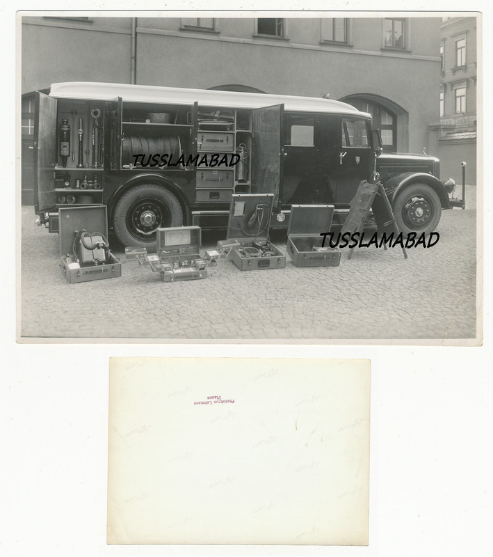 Alte Feuerwehr Mercedes Lkw Lastwagen Ausrüstung