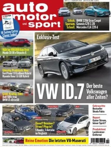 Cover: Auto Motor und Sport Magazin No 04 vom 01  Februar 2024