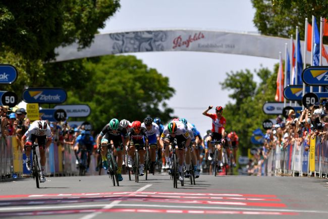 Sam Bennett vince la prima tappa del Santos Tour Down Under (Getty Images Sport)