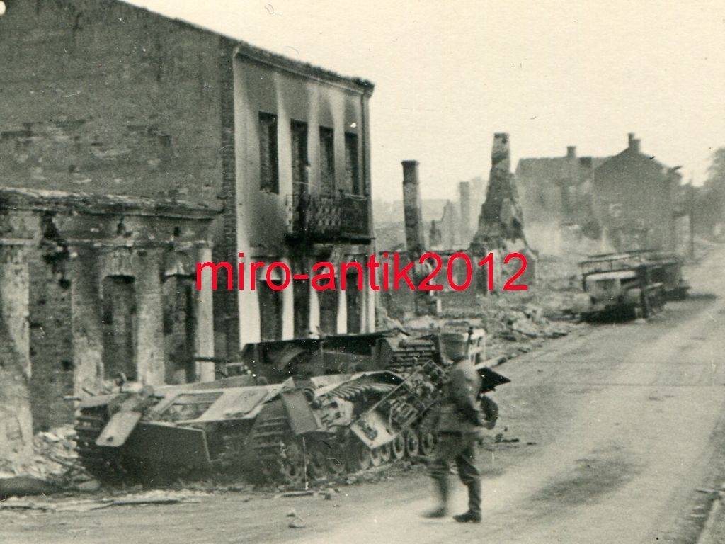 Foto, Wehrmacht, Nahaufnahme zerstörter russisch