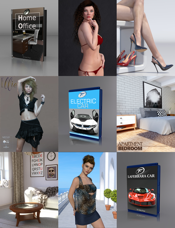 Renderosity Bundle 13092019 Part 2