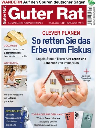 Cover: Guter Rat Magazin Oktober No 10 2023