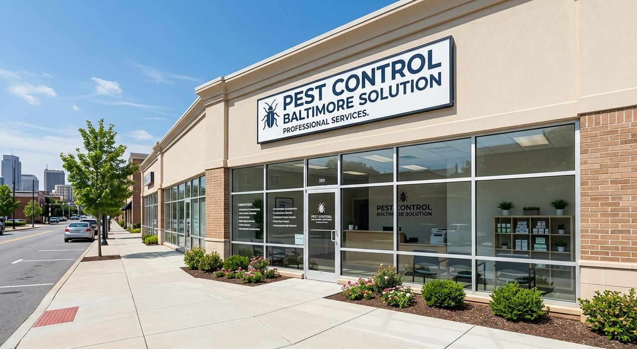 Pest Control Baltimore Solution at work at a Baltimore, Maryland property