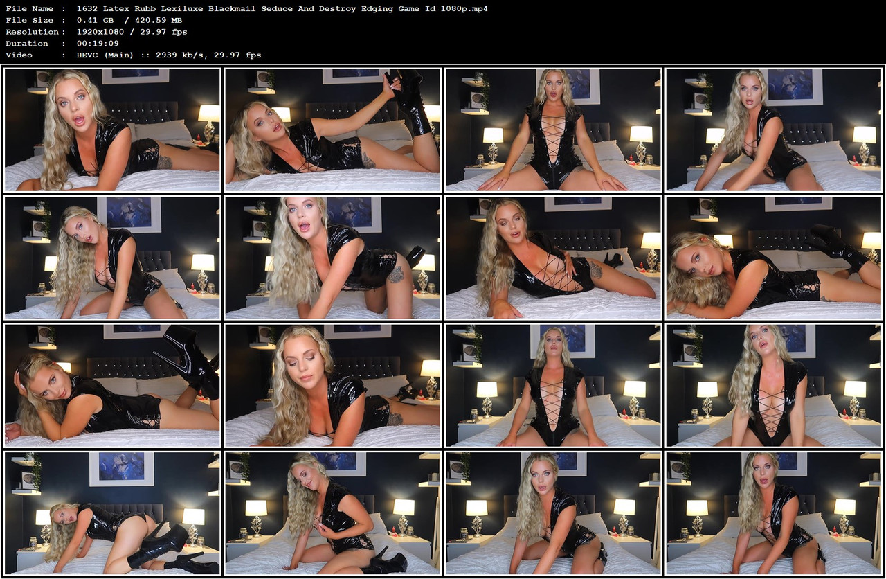 1632 Latex Rubb Lexiluxe Blackmail Seduce And Destroy Edging Game Id 1080p mp4