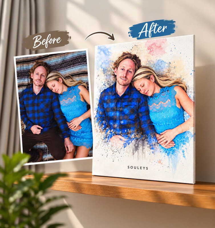 From Photograph to Watercolor Canvas