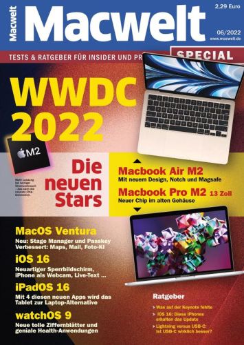 Cover: MacWelt Special Magazin No 06 Juni 2022