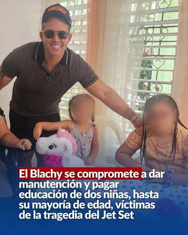 El Blachy visita a las dos hermanitas huérfanas del Jet Set