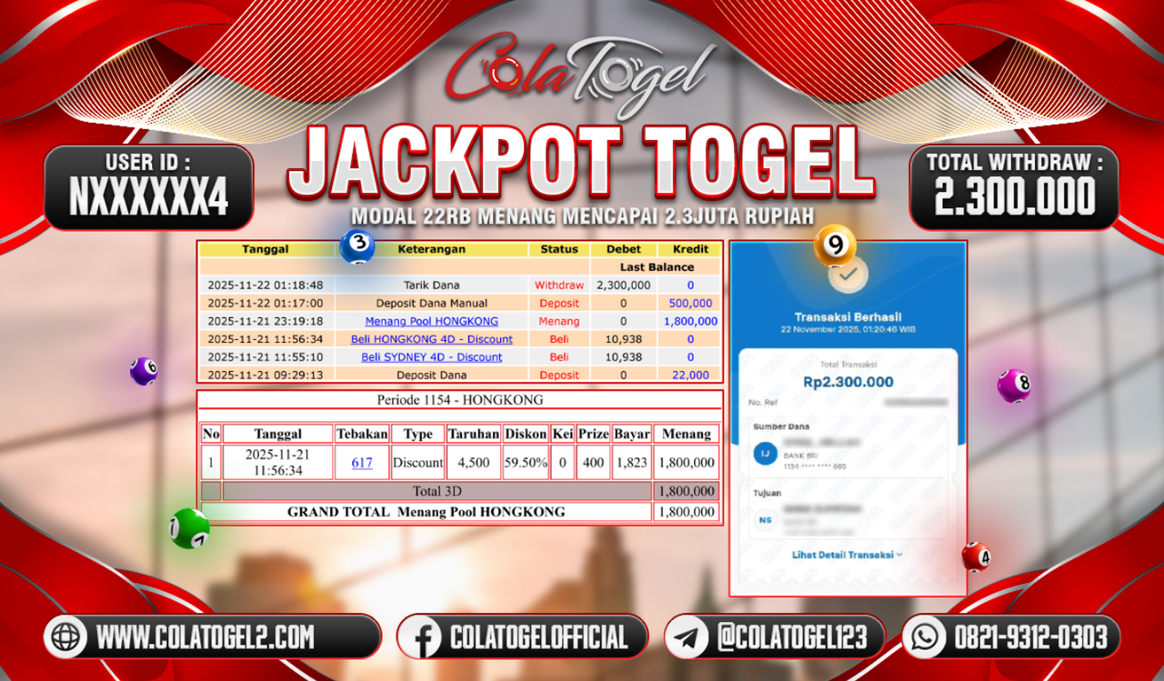 JACKPOT HONGKONG LOTTO!!