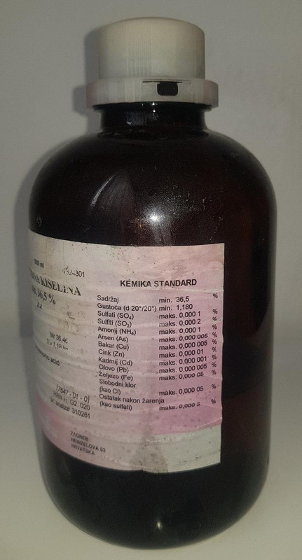 Klorovodična - solna - kloridna kiselina - HCL (4)