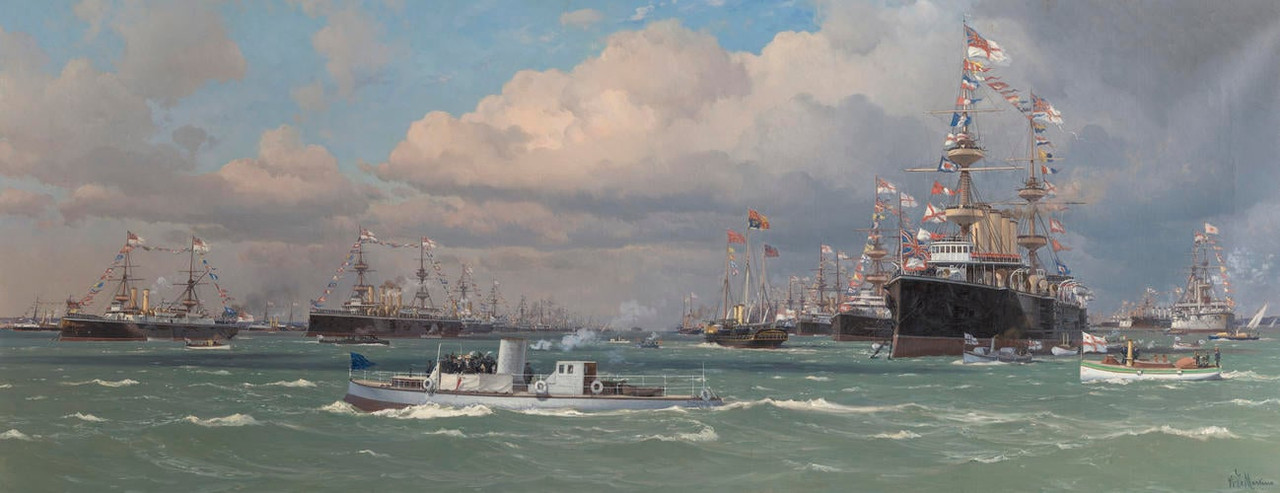 Real seapower states make only war to save their trade? Spithead-naval-reveiw-1897