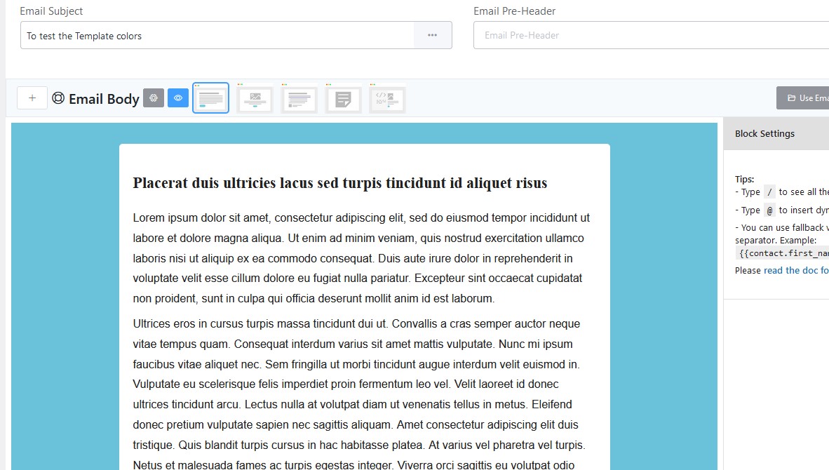 FluentCRM-Email Template