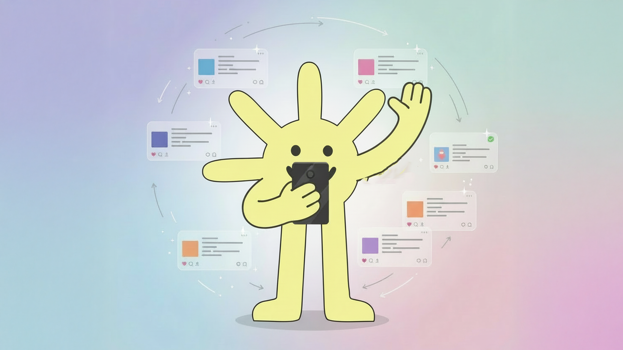 Illustration showing that posting patterns reflects operational structure