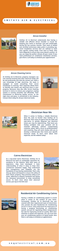 Infographic Snq Electricals 22 Jan  2024