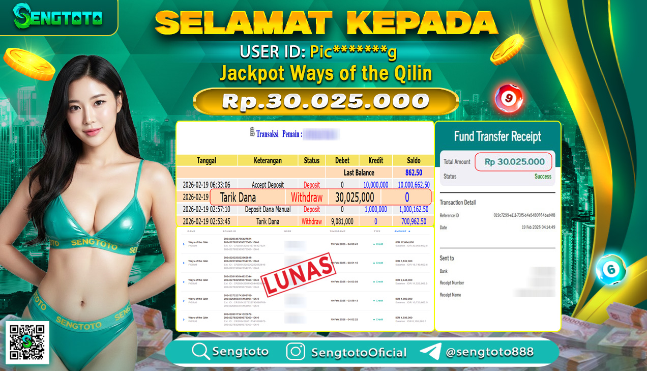 BUKTI PEMBAYARAN SLOT WAYS OF THE QILIN