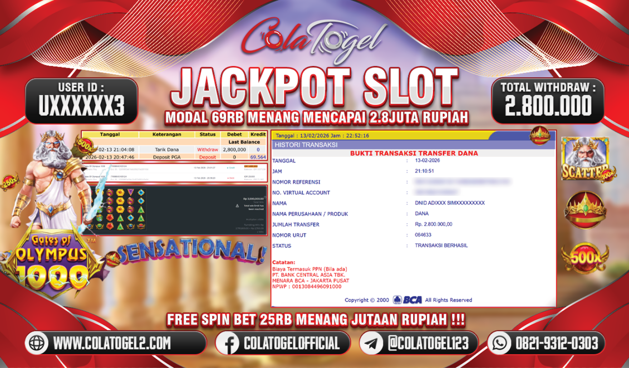 JACKPOT SLOT GACOR!!