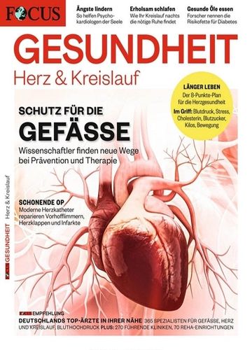Cover: Focus Gesundheit Magazin Herz und Kreislauf 2023
