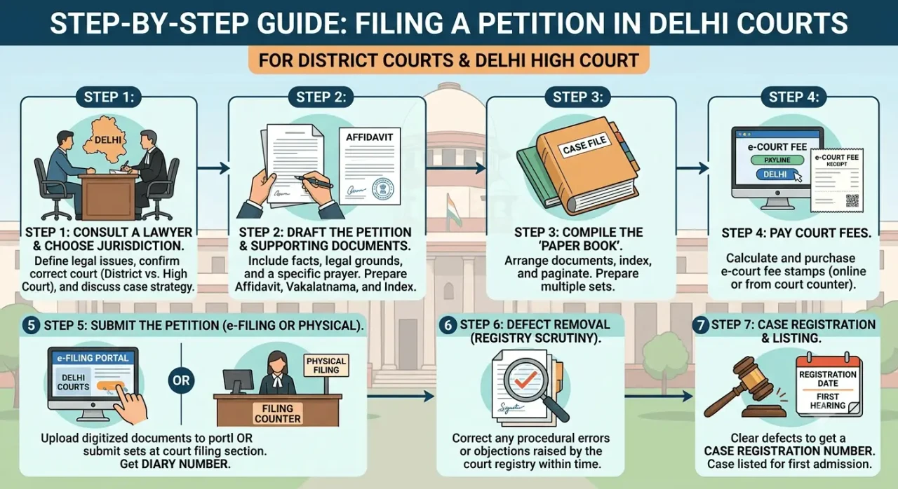 How to File a Petition in Delhi