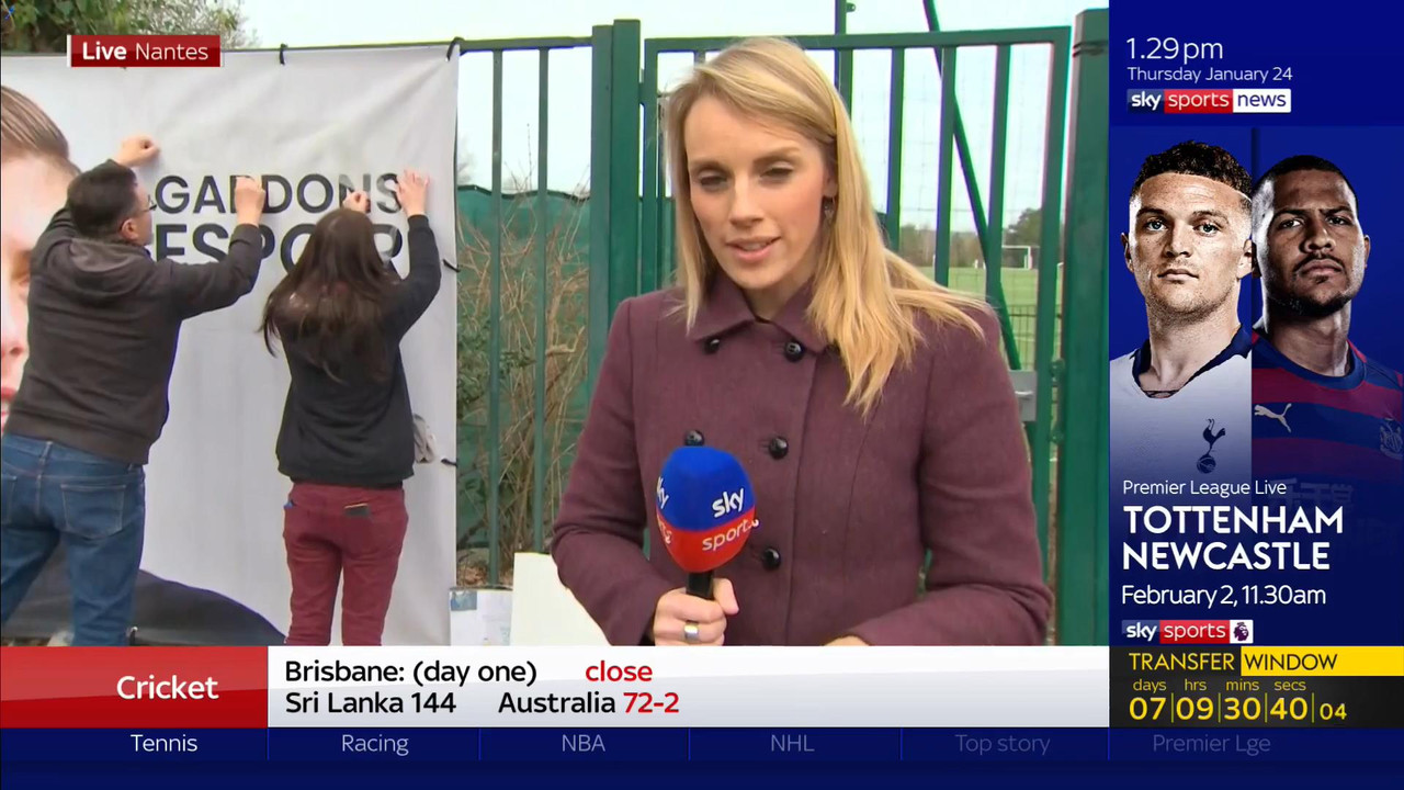 24 January - 13.00.00 - Sky Sports News. All the news from the P