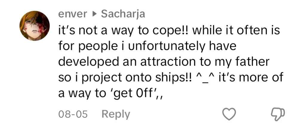 saying hes into his dad