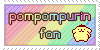 pompompurin fan stamp