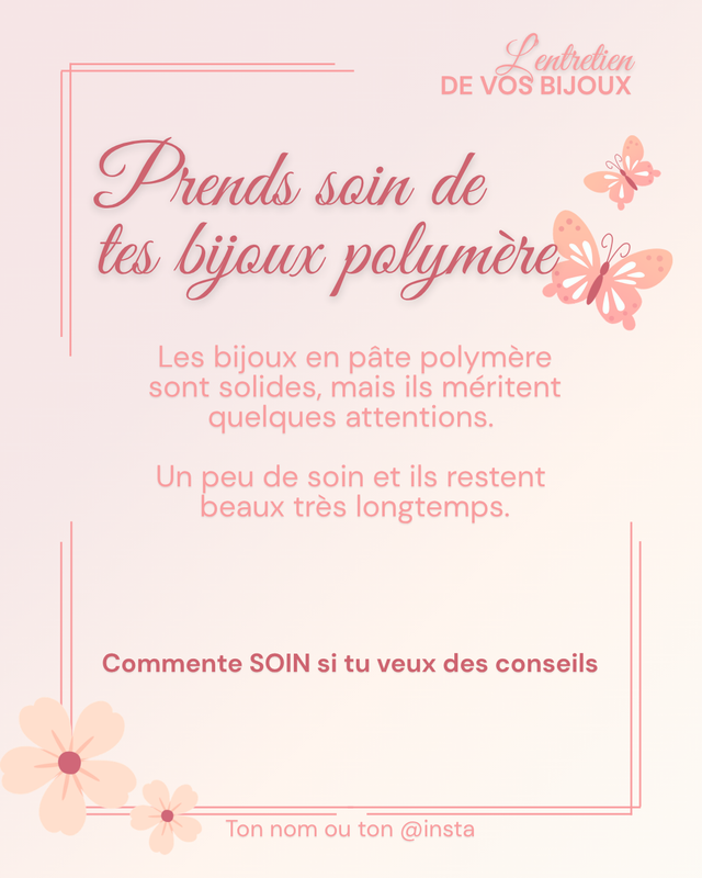 Entretien des bijoux