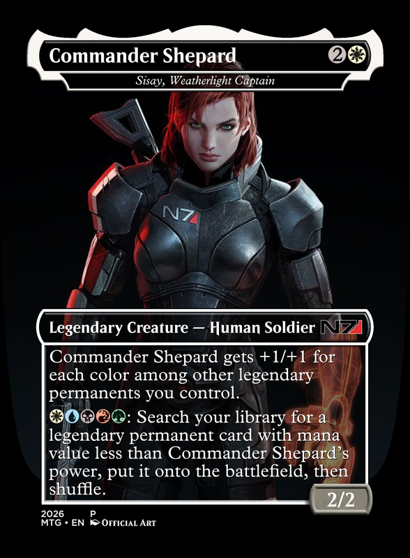 Sisay Weatherlight Captain (Commander Shepard)