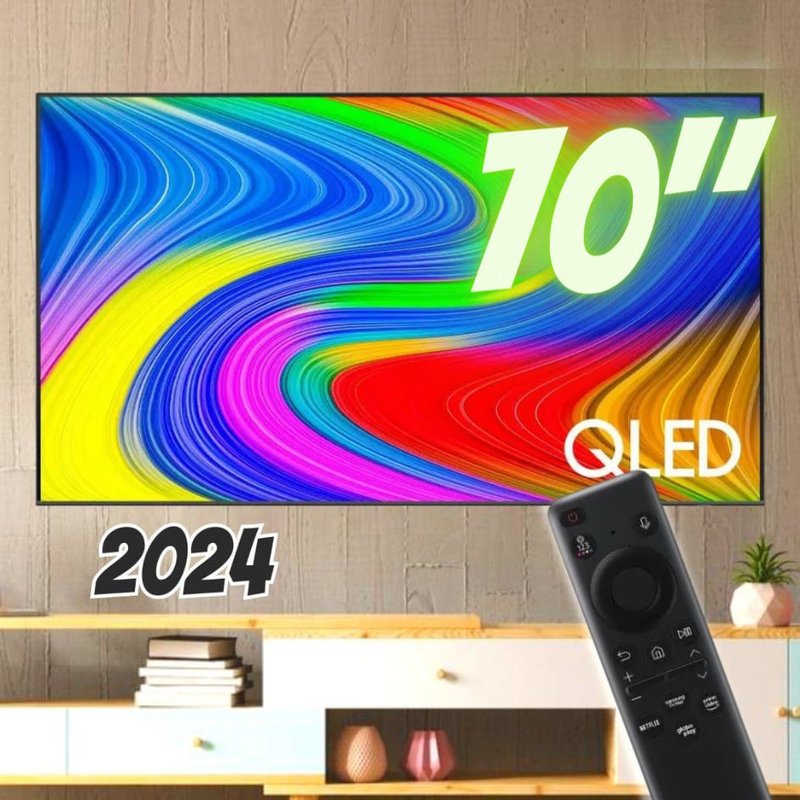 Samsung Smart TV 70″ QLED 4K 70Q65D – Tecnologia de Pontos Quânticos, Design AirSlim