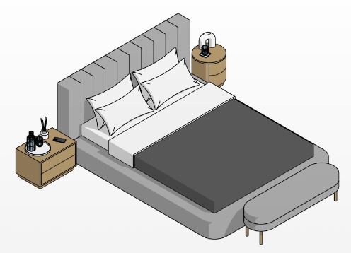 [INT Lines] Кровати. Параметрические семейства Revit (Иван Зылёв)