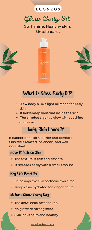 Glow Body Oil Pure Radiance for Soft Happy Skin