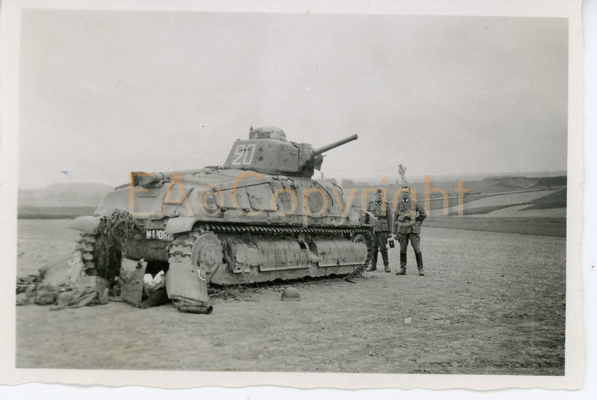 Frankreich Panzer Tank Kämpfe